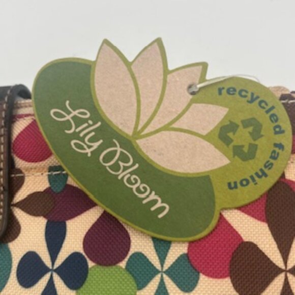 NEW Lily Bloom Wallet Clutch Floral Canvas ID Pouch NWT - Picture 12 of 12